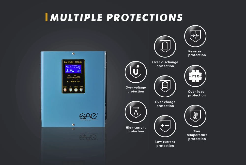 dc to ac hybrid solar inverter