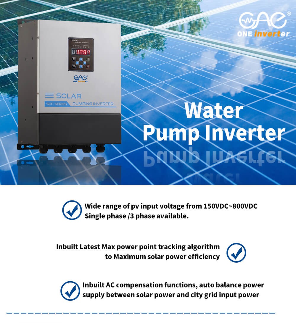 solar pumping system inverter irrigation