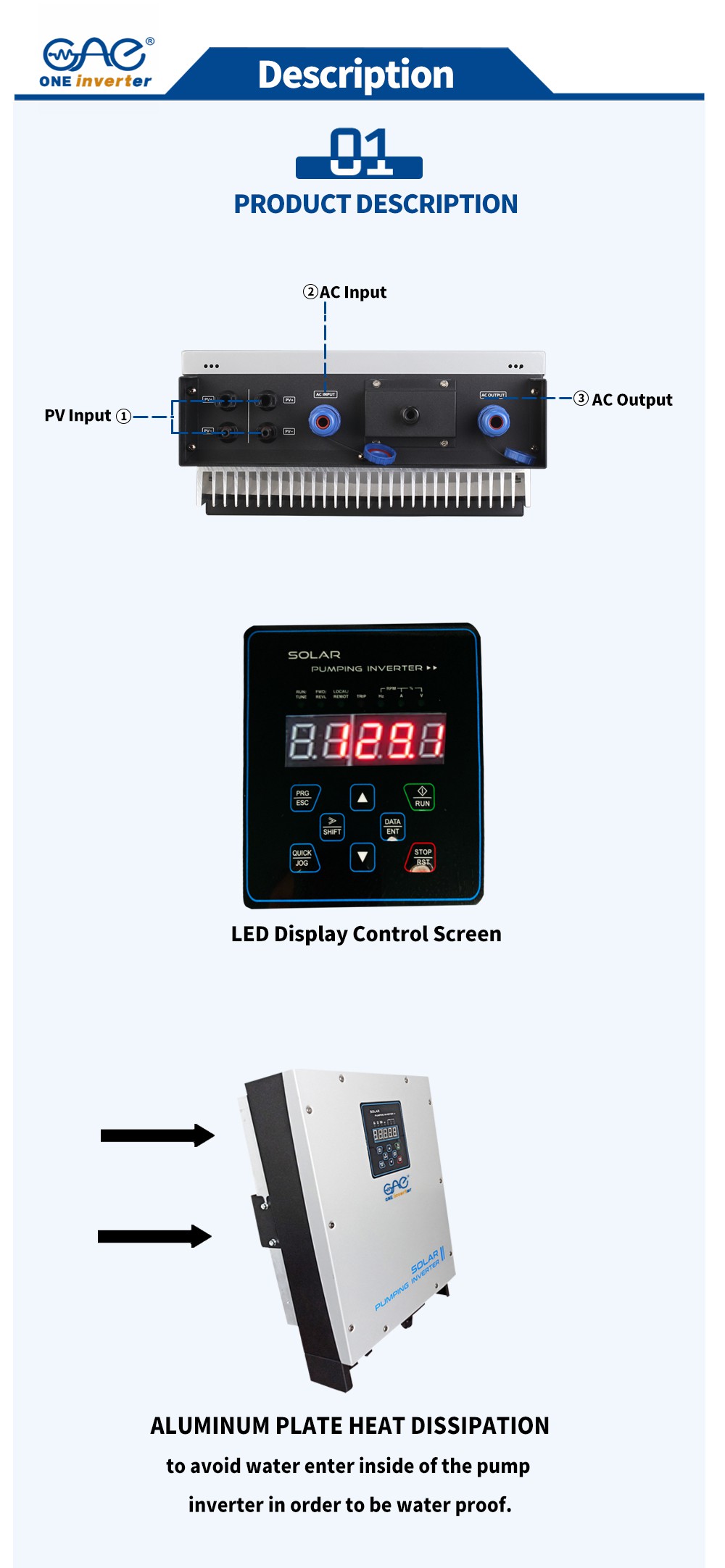 7.5kw water pump inverter 7.5kw water pump inverter
